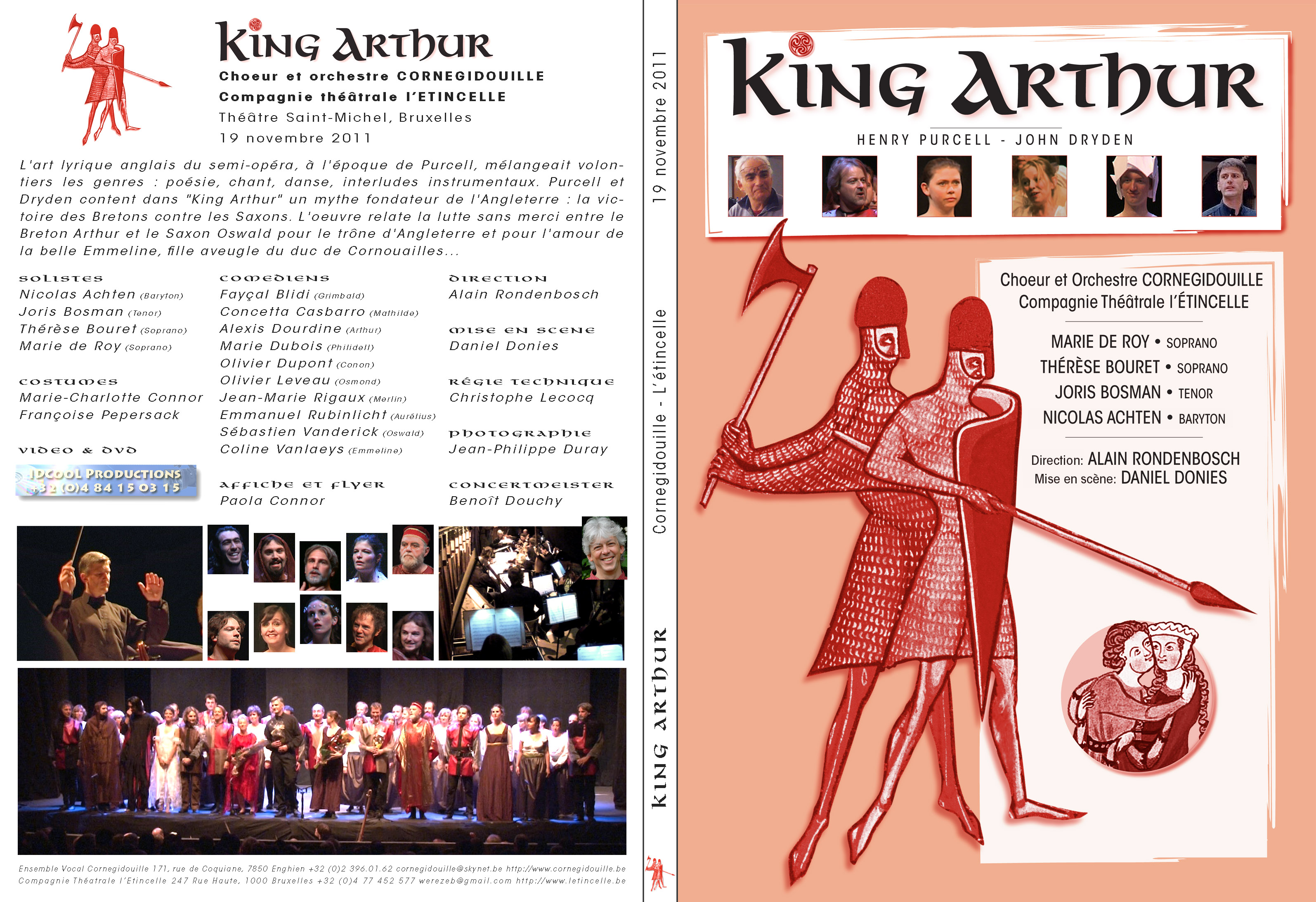 [ 2011 Novembre ] King Arthur @ Cornegidouille & L'étincelle - cove