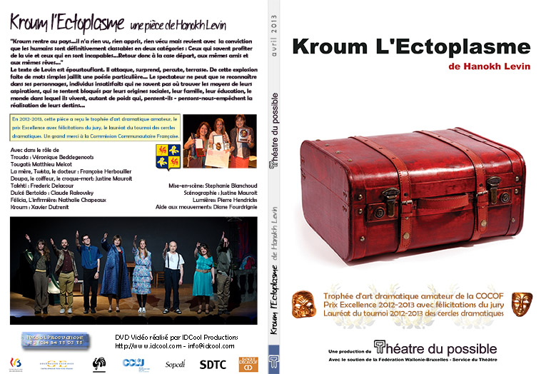 [ 2013 Avril ] Kroum l'Ectoplasme @ Theatre du Possible - cover